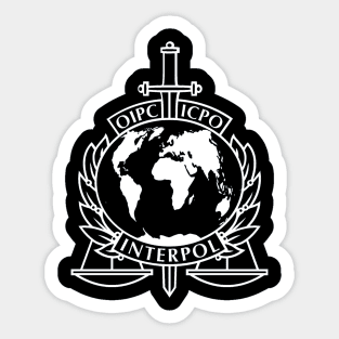 INTERPOL International Criminal Police Organization Sticker